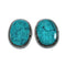 Native American Turquoise Sterling Silver Post Earrings X11026